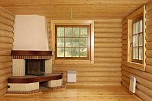 отделка деревянного дома фото